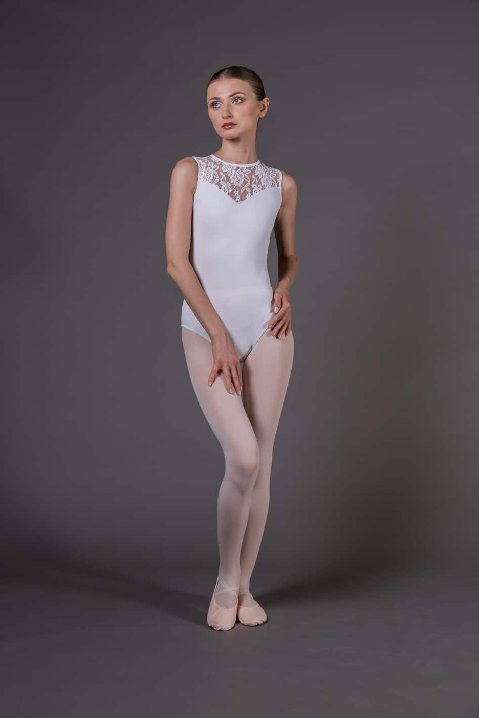 Carmen Dance Body - Women's dance leotard with lace insert