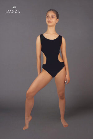 Body danza a canotta con buchi laterali