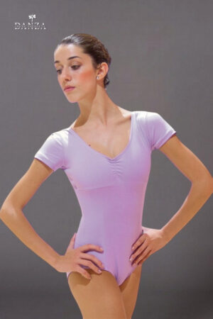 Body danza donna manica corta riccio avanti