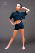 Completo danza maglia corta e culotte