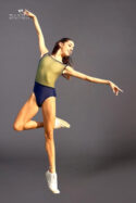 Body danza elegante a canotta
