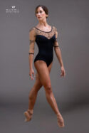 Body danza scollo rotondo manica al gomito