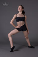 Completo danza top bretella e culotte