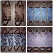 ELEGANT COTTON AND LACE MASKS