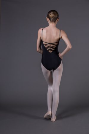 Body Danza donna a bretelle che incrociano dietro