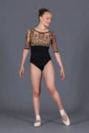 Dance bodysuit forward heart cut