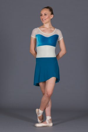 Women's dance leotard with detached skirt