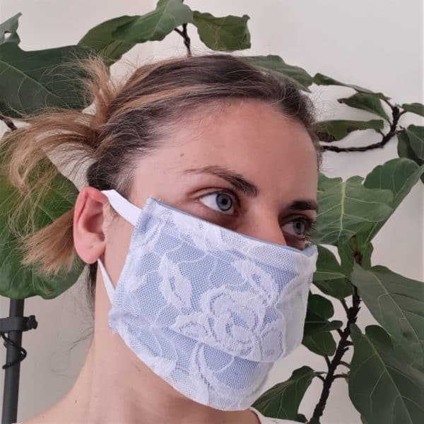 ELEGANT COTTON AND LACE MASKS