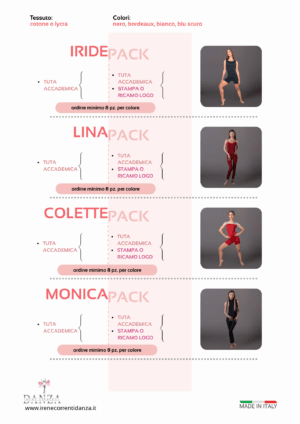 Promozione tute accademiche danza moderna