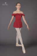 Body danza bimba a bretelle con scollo retto