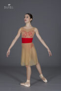 Gonnellino danza chiusura a portafoglio con laccetto