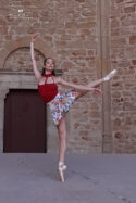 Gonnellino danza a portafoglio con laccetto alla vita