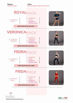 Promozione completi danza moderna long