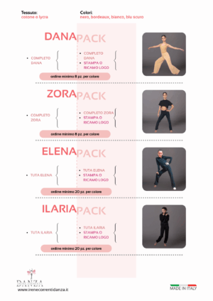 Promozione divise danza moderna