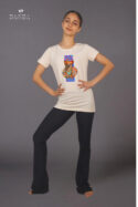 T- Shirt con disegno cane danzante